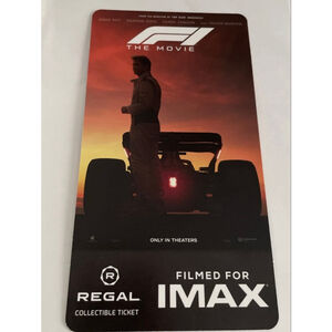 Fl: The Movie IMAX
Collectible Card Movie
Ticket Regal Edwards
Limited Edition